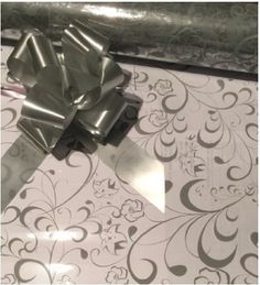 3m x 80cm Baby Print Cellophane Blue & Blue Bow FOLDED for postage 3m x 80cm Baby Print Cellophane Blue & Blue Bow FOLDED for postage