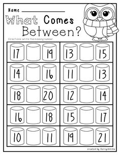 Kindergarten No Prep Winter Math And Literacy
