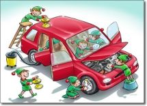 sw 01000 industry specific christmas card for the automotive christmas automotive repair