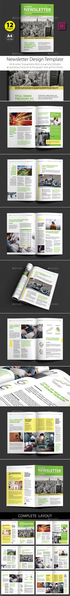 99 best newsletter template images on pinterest card templates