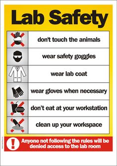 science lab poster