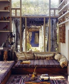 bohemian sunporch, what a great place to read this would be bohemian sunporch, what a great place to read this would be