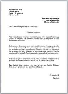 cover letter design type