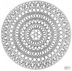 Mandala | Super Coloring | Ornaments, needlework, monograms ... Mandala | Super Coloring | Ornaments, needlework, monograms ...