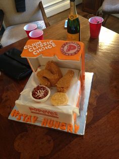 Popeyes Chicken Birthday Cake Popeyes Chicken Birthday Cake