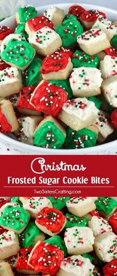 25 adorable christmas treats to make with your kids christmas christmas sugar cookie bites
