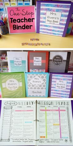 free teacher binder templates