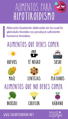 Alimentos prohibidos en hipotiroidismo subclinico