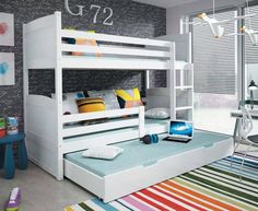Hoppekids, våningssäng, basic, 70 x 160 cm våningssängar sängar ...