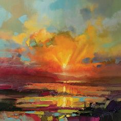 Mounted Print 40 x 40cm lacuna Scott Naismith