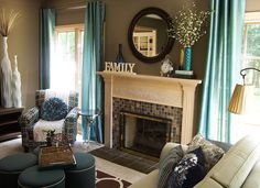 Wonderful Grey Teal Brown Living Room : Cute Bedroom Decorating ... Wonderful Grey Teal Brown Living Room : Cute Bedroom Decorating ...