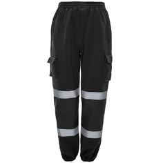 do.Cross Mens High Visibility Safe Work Pants Sweatpants Hi Vis Viz Joggers Slim Fit Jogging Bottoms Trousers