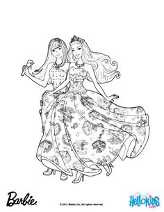 Forever Music Barbie Coloring Sheet More The Princess Popstar Pages On Hellokids