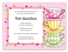 free afternoon tea party invitation template tea party pinterest