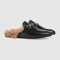 Gucci Princetown leather slipper | Leather slippers, Gucci mules Gucci Princetown leather slipper | Leather slippers, Gucci mules