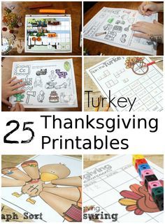 25 Gobbling Fun Printables For Thanksgiving