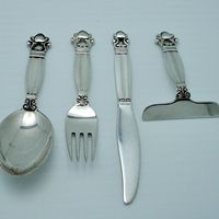 Acorn by Georg Jensen Sterling Silver Coffee Spoon 4 3//8/"
