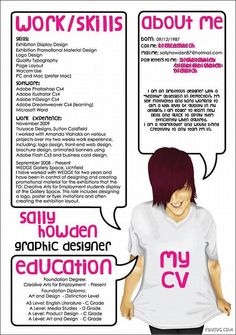 how to write a creative resume