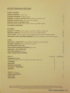 38 Best Wynn And Encore Vegan Restaurant Menus Las Vegas Nv Usa Andrea S At Encore Veg Vegan Menu As Of Dec 2017