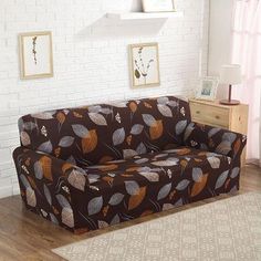 Home & Garden Jwels Floral Pattern Elastic Sofa Covers Stretch Universal Sectional Throw Couch Corner Cover Cases For Armchairs Funda Sillon