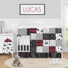 mint and navy with a woodland Aztec theme including arrows and modern fabric swatches deer Custom Made to Order Baby Bedding in pink