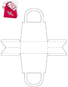 make a fun paper gift bag with this free printable template diy