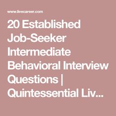 behavioral interview questions