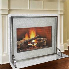 IMA Fireplace Screen Cover. Simple Modern Contemporary Custom