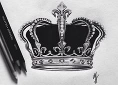 37 Awesome kings crown drawing images | Tattoo Ideas | Crown tattoo ...