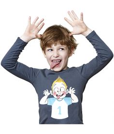 bleu Sam le Pompier Gar/çon Tee-shirt manches longues 2016 Collection