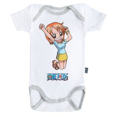 One Piece /™ Baby Geek Petit Pirate Luffy Body B/éb/é Manches Courtes Parent Licence Officielle