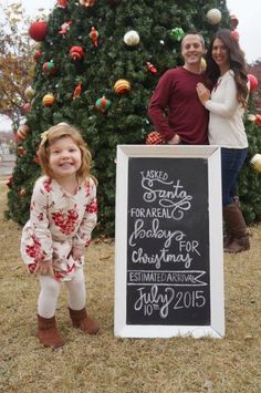 baby christmas announcements