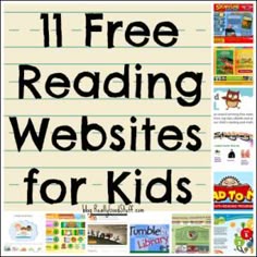11 Free Reading Websites for Kids Reading Websites For Kids, Learning