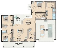 Plan 8423JH: Handicapped Accessible | Southern house plans ... Plan 8423JH: Handicapped Accessible | Southern house plans ...