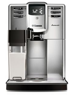 Girl Makes Mug Espresso Coffee Machine Woman Testing Machine Girl Makes Mug Espresso Coffee Machine Woman Testing Machine