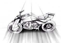 37 best motorcycle drawings