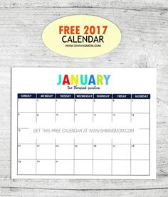 free fun calendars