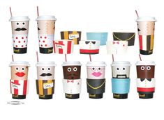 a visual survey of nyc coffee cups design pinterest coffee cup