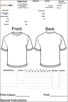 48 best sample order templates images order form template free