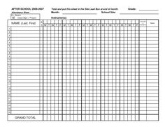 11 best attendance sheet images on pinterest moldings borders and