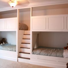 Bunk Beds Designs built in bunk beds with trundle bed. gives plenty of sleeping Bunk Beds Designs built in bunk beds with trundle bed. gives plenty of sleeping