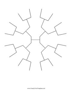 blank pedigree chart 4 generation