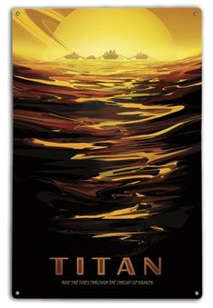 MARS NASA TRAVEL METAL TIN SIGN POSTER WALL PLAQUE