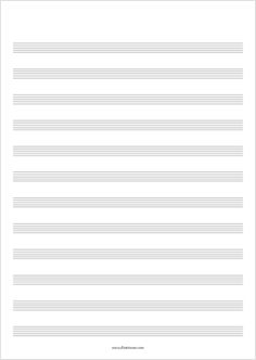 free printable blank music sheets