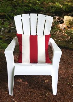 Painting Plastic Chairs plastic adirondack chair, spray paint and a fun stencil. how cool Painting Plastic Chairs plastic adirondack chair, spray paint and a fun stencil. how cool
