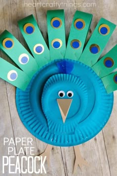 Gorgeous Paper Plate Peacock Craft Gorgeous Paper Plate Peacock Craft