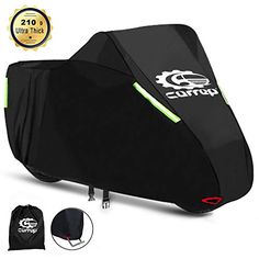 2 Layer Bike Bicycle//Motorcycle Cover Waterproof Rain Outdoor Buckle Strap Red L
