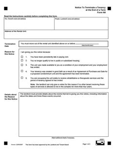 tenant acknowledgement form ontario