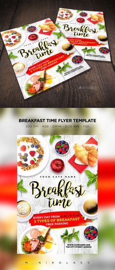breakfast time flyer menu restaurants and food posters flyers parma menu