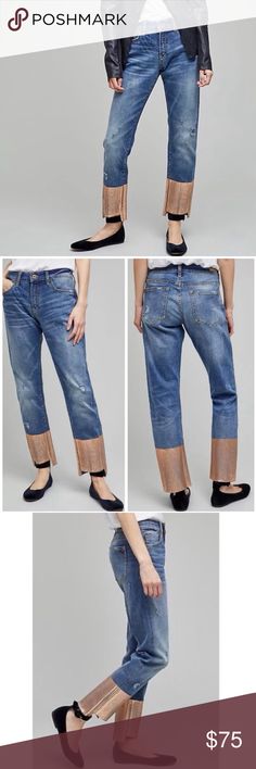 NWT J BRAND Women/'s Aiden Slouchy Boy Jeans in Acid Deconstruct No Size